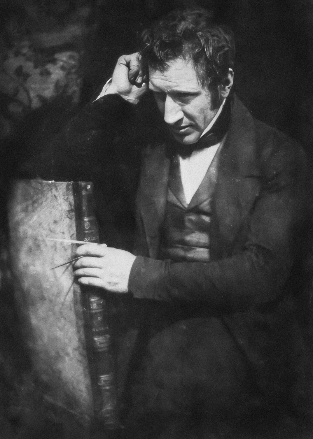 Studio portrait of a German man researcher in his thirties
